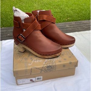 Free people bungalow clog booties